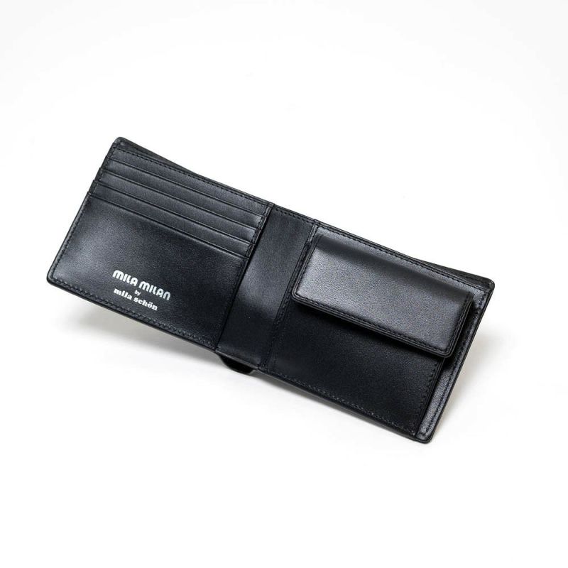 【P最大33倍|お買い物マラソン】ミラ・ミラン財布二つ折りメンズレディース二つ折り財布ブランド人気おすすめmilamilanミラミラン257602