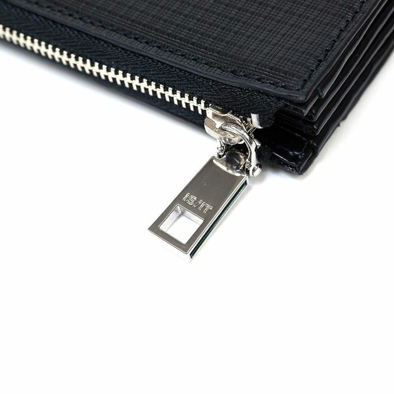 IS/IT財布小銭入れミニ財布コンパクト財布ラウンドファスナーイズイット本革革レザーメンズレディースキャッシュレスコンパクトコインケース小さい財布ブランドビジネス979603