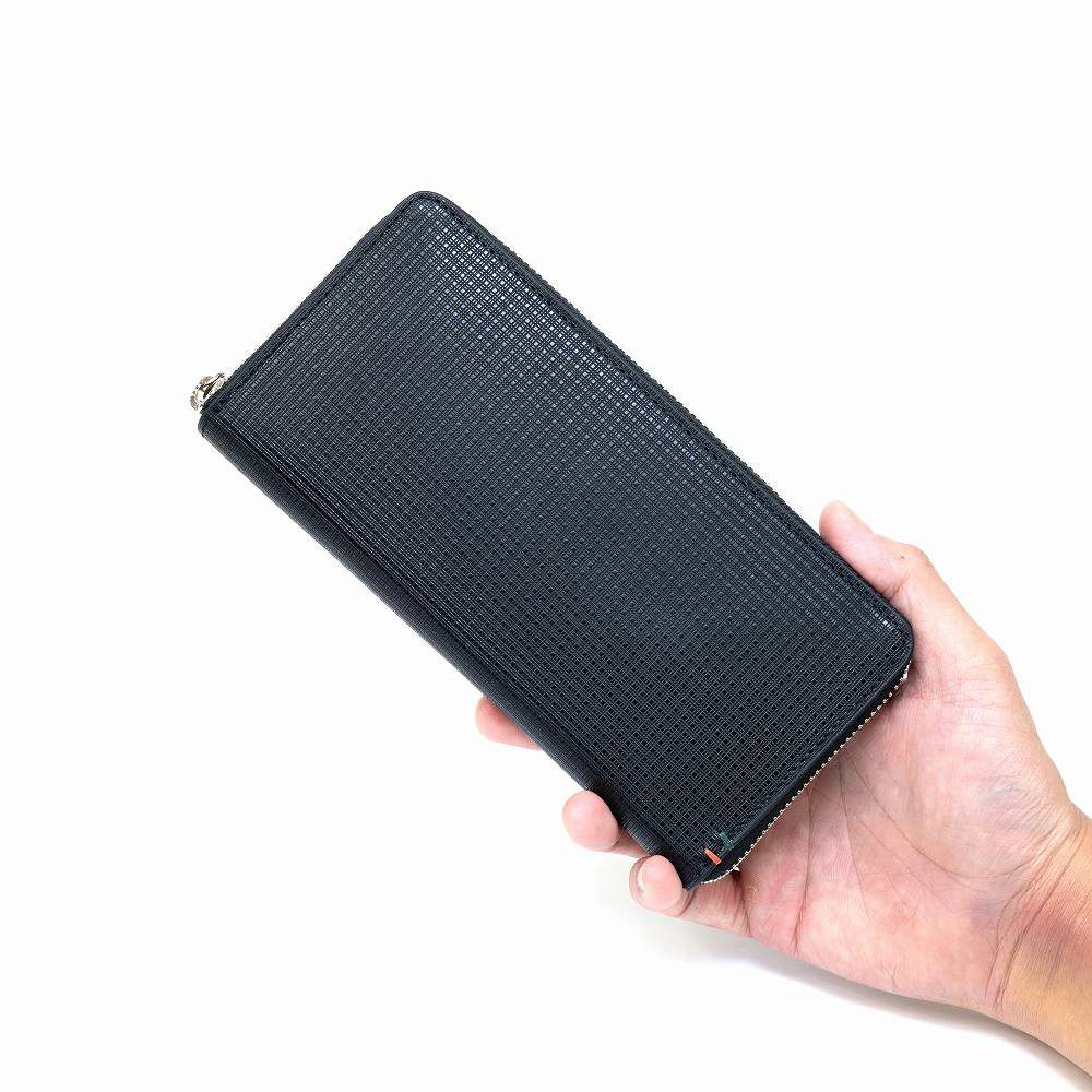 IS/IT財布長財布ラウンドファスナーメンズレディースツールBOX型小銭入れ本革ファスナー付きファスナー小銭入れ付きボックス型大容量人気ブランドISIT979605