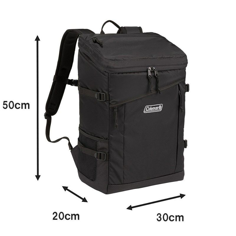 コールマンリュックColeman30LWALKERWALKERSQUAREBACKPACKB4リュックサックスクエアリュックメンズレディース中学生高校生大学生男子女子大人通学リュックボックス型ウォーカースクエアバックパック