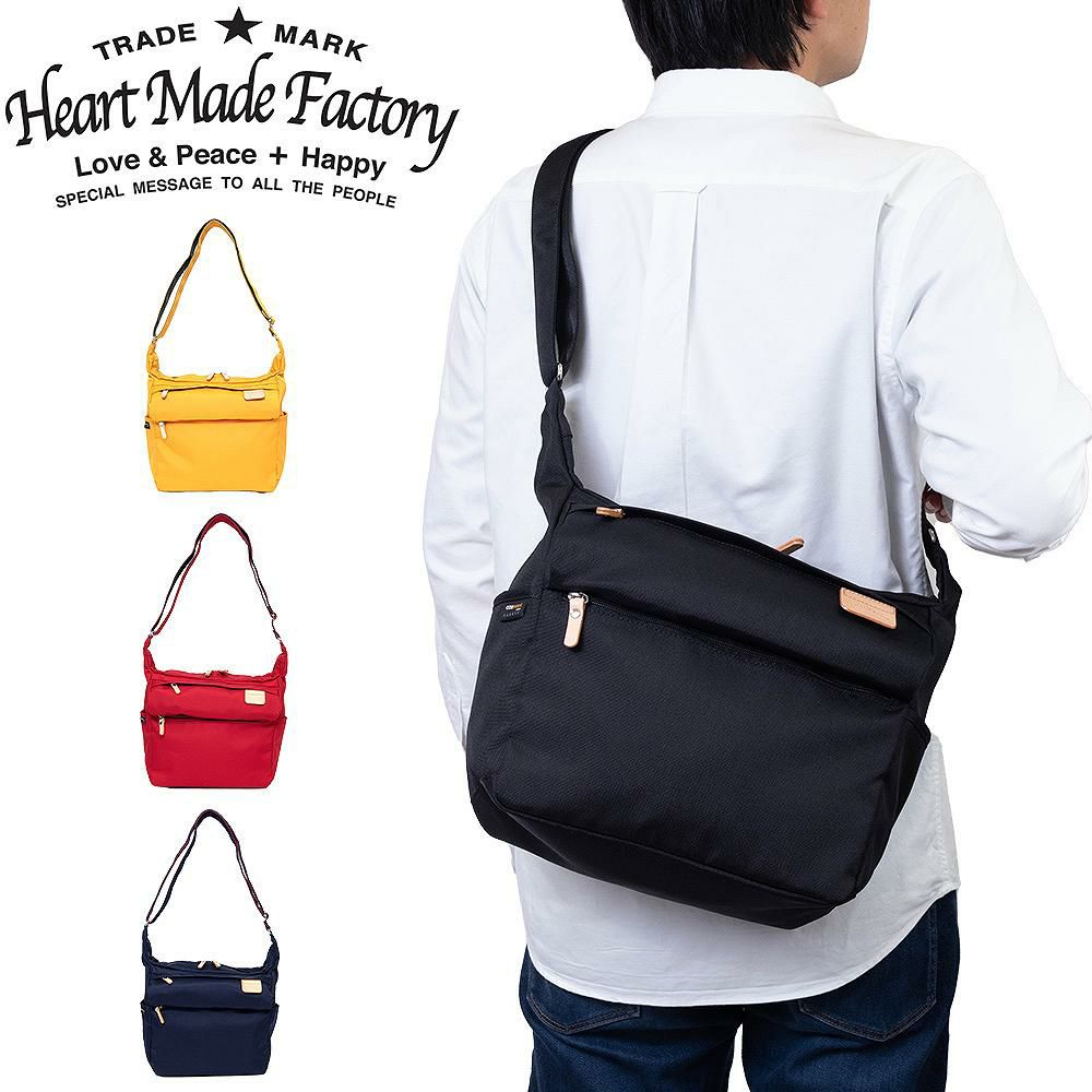 HeartMadeFactoryショルダーバッグレディースメンズブランドかわいいおしゃれ軽量人気ファスナー付きおすすめ斜めがけ斜め掛けハートメイドファクトリーHARVESTハーヴェストFY0951