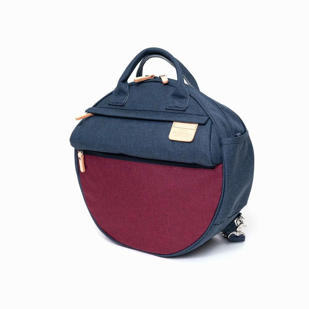 HeartMadeFactoryリュックレディースメンズ3WAYリュックサックMARUMULTI杢調丸型丸マルマルブランドかわいいおしゃれ軽量人気ファスナー付きハートメイドファクトリーHARVESTハーヴェストFY0740