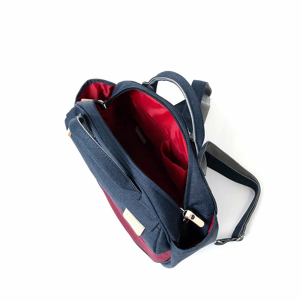 HeartMadeFactoryリュックレディースメンズ3WAYリュックサックMARUMULTI杢調丸型丸マルマルブランドかわいいおしゃれ軽量人気ファスナー付きハートメイドファクトリーHARVESTハーヴェストFY0740