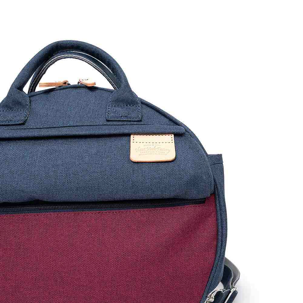 HeartMadeFactoryリュックレディースメンズ3WAYリュックサックMARUMULTI杢調丸型丸マルマルブランドかわいいおしゃれ軽量人気ファスナー付きハートメイドファクトリーHARVESTハーヴェストFY0740