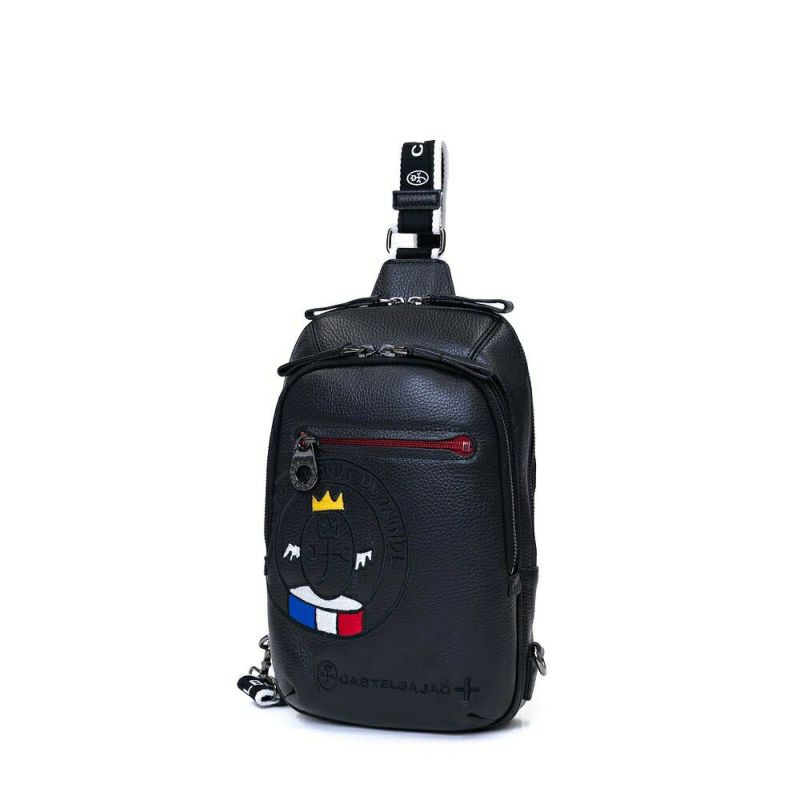 カステルバジャックボディバッグワンショルダーバッグCASTELBAJACリンク大きめ大容量本革革レザーメンズレディースバッグボディバック斜めがけバッグ斜め掛けバッグブランド30912