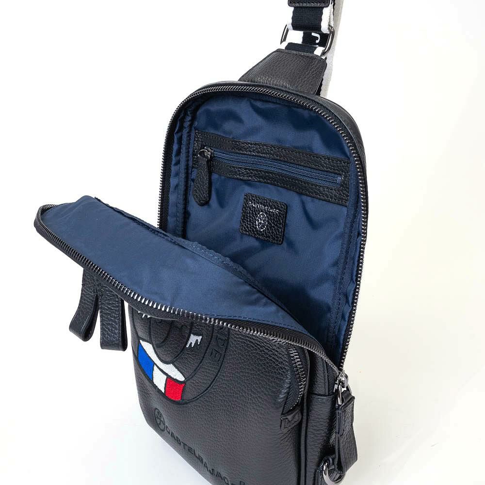 カステルバジャックボディバッグワンショルダーバッグCASTELBAJACリンク大きめ大容量本革革レザーメンズレディースバッグボディバック斜めがけバッグ斜め掛けバッグブランド30912