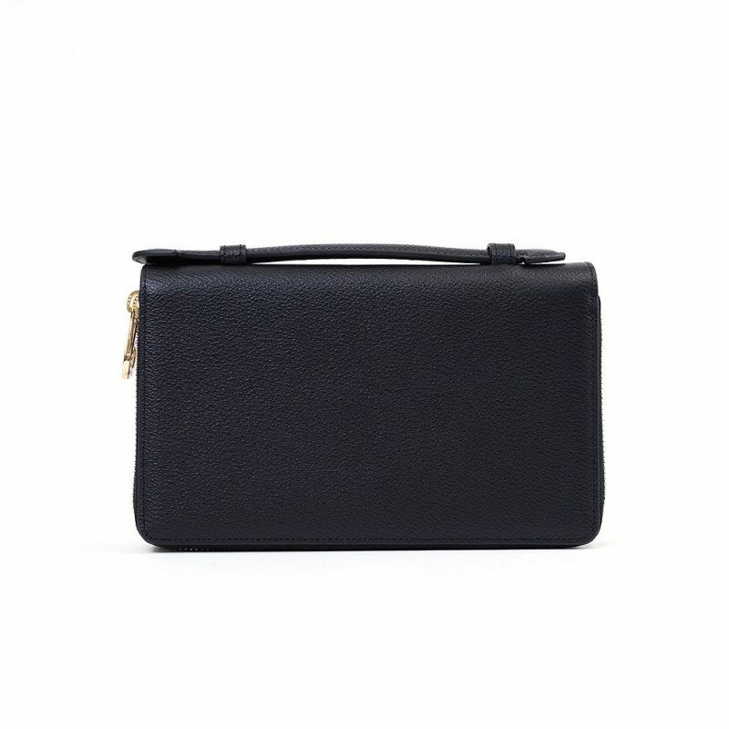 カステルバジャックWファスナーポーチセカンドバッグクラッチバッグ大容量メンズレディースネゼルCASTELBAJAC本革レザー長財布バッグカードケースハンドル付き81201