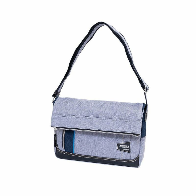 MOUSTACHEショルダーバッグ口折れムスタッシュメンズレディースショルダーショルダーバック斜めがけ斜め掛けバッグバックおしゃれかっこいいカジュアル人気通学軽量ブランド大人ナイロン30代40代50代JLG4662