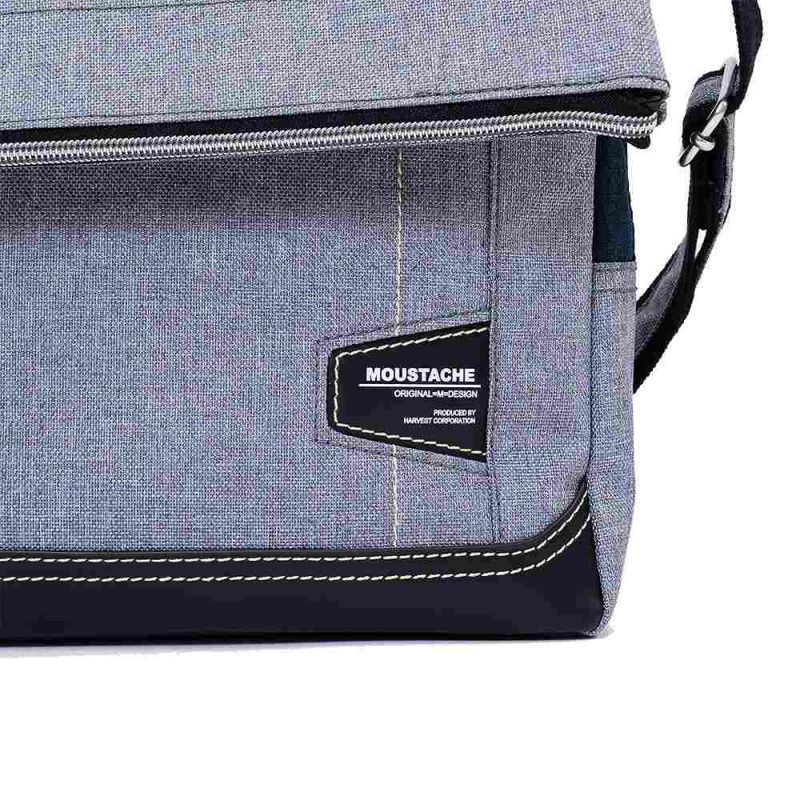 MOUSTACHEショルダーバッグ口折れムスタッシュメンズレディースショルダーショルダーバック斜めがけ斜め掛けバッグバックおしゃれかっこいいカジュアル人気通学軽量ブランド大人ナイロン30代40代50代JLG4662