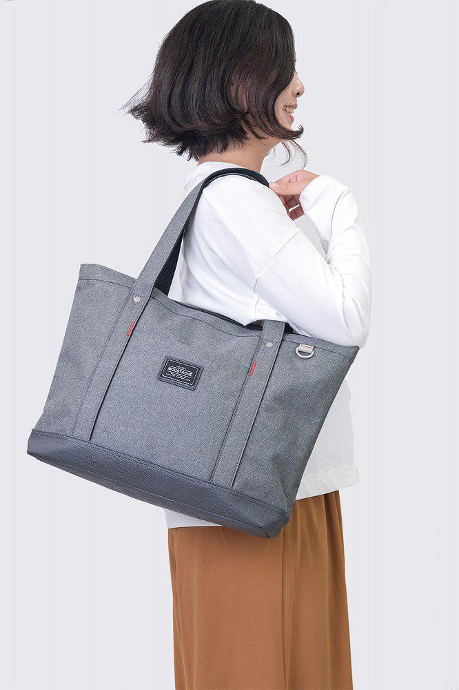 MOUSTACHEムスタッシュトートバッグA4サイズメンズレディーストートトートバック肩掛けカバン通勤通学おしゃれ人気バッグVUV4608