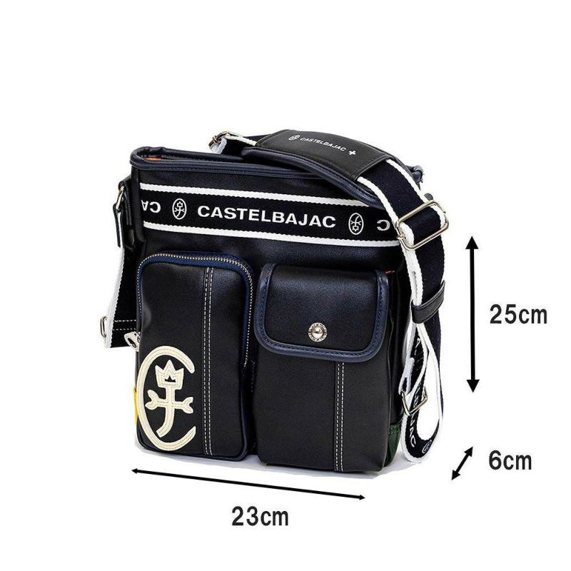 カステルバジャックバッグタテ型ショルダーバッグドミネCASTELBAJACメンズレディースブランド24112