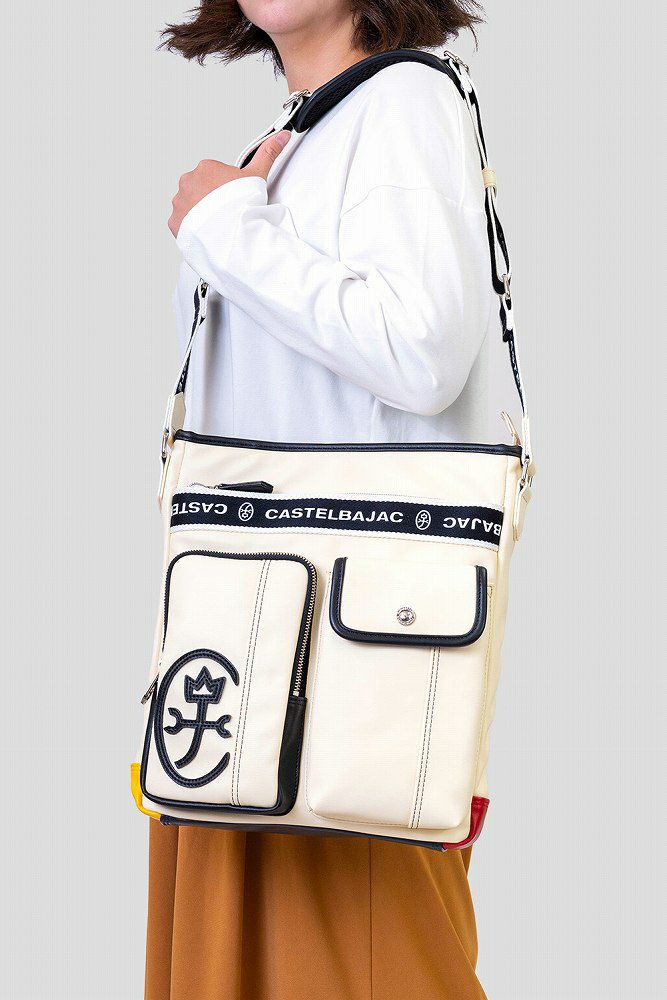 カステルバジャックバッグショルダーバッグA4サイズタテ型ドミネCASTELBAJAC大容量大きめメンズレディースブランド24113