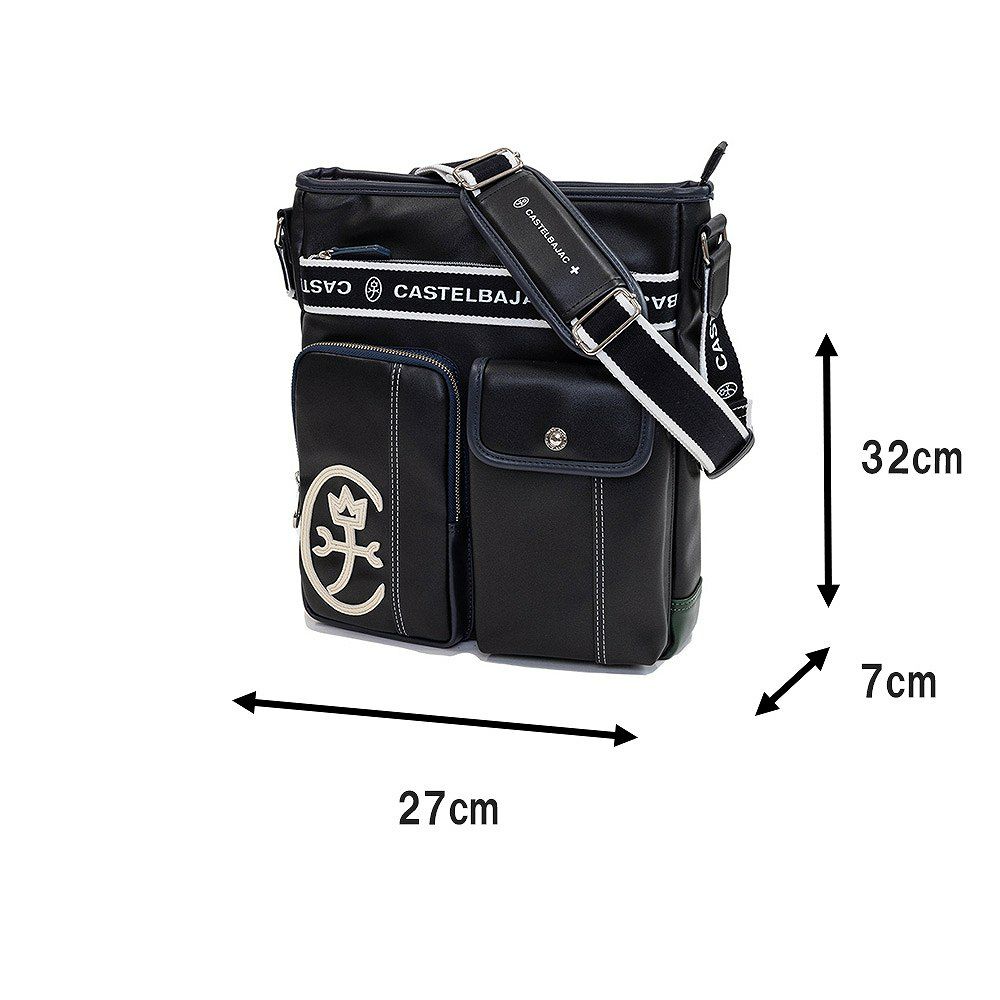 カステルバジャックバッグショルダーバッグA4サイズタテ型ドミネCASTELBAJAC大容量大きめメンズレディースブランド24113