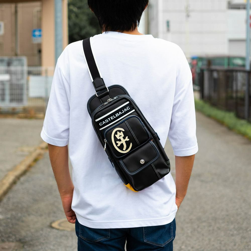 カステルバジャックバッグボディバッグドミネCASTELBAJACメンズレディースワンショルダーバッグブランド24911