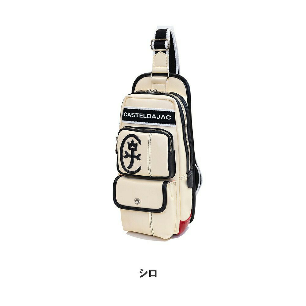 カステルバジャックバッグボディバッグドミネCASTELBAJACメンズレディースワンショルダーバッグブランド24911