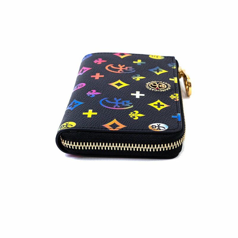 【2022新作】カステルバジャック財布ミドルウォレットジェルマンラウンドファスナー縦型二つ折りメンズレディースCASTELBAJAC二つ折り財布本革レザー2つ折り財布人気ブランド63613