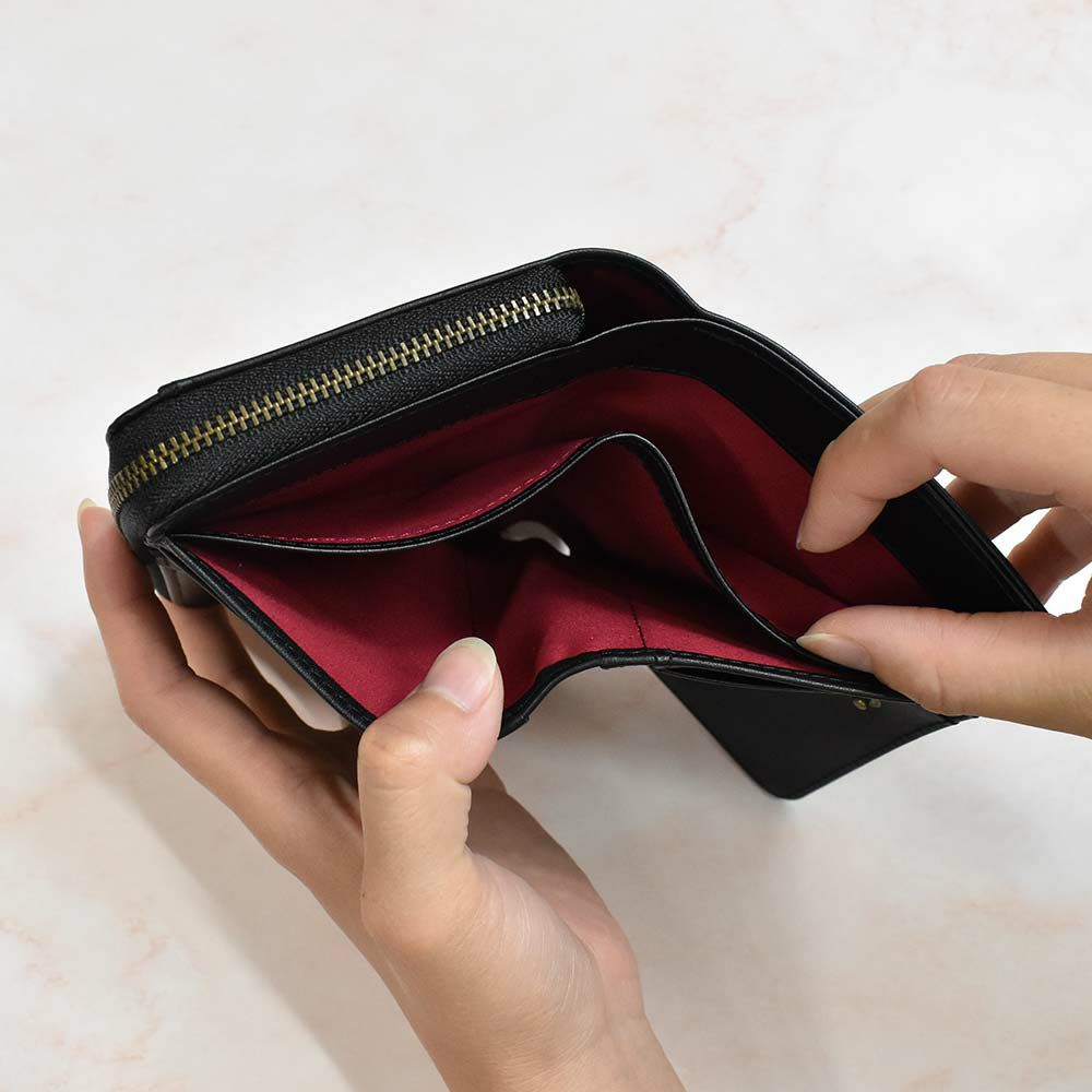 シビラ財布sybilla二つ折りシルクロレディース二つ折り財布ブランドコンパクト本革5470234