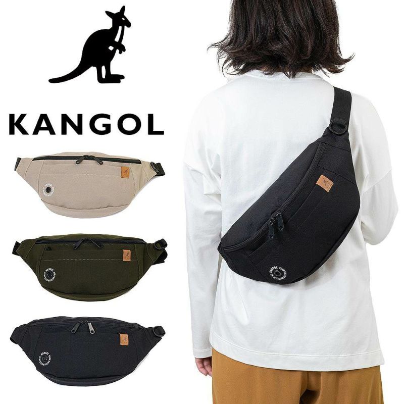 カンゴールボディバッグKANGOLレディースバッグウエストポーチ斜めがけ斜め掛けショルダーボディバックブランド軽量軽い小さめ小さい大人おしゃれ使いやすい可愛いかわいい人気250-3052