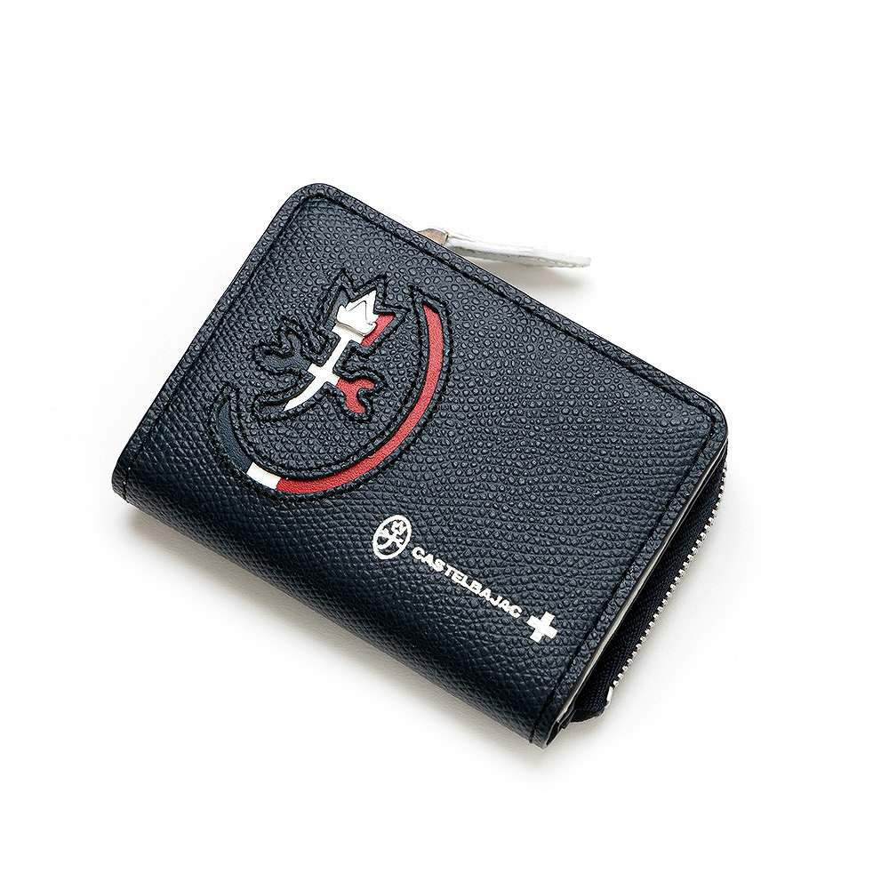 カステルバジャック小銭入れパスケース付きミニ財布財布CASTELBAJACメンズレディースカルネミニウォレットミニコンパクトコインケースブランドコンパクト財布本革032612