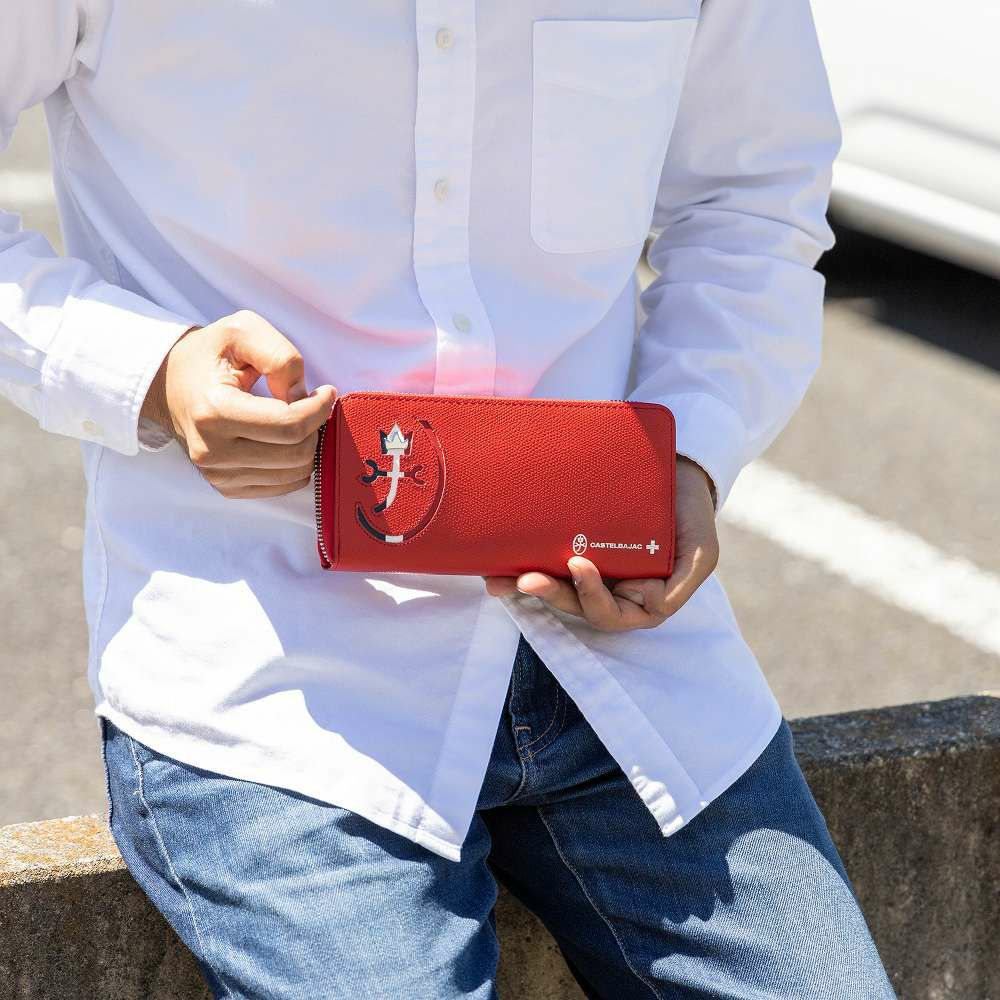 カステルバジャック財布長財布ラウンドファスナーカルネメンズレディースCASTELBAJAC本革革レザーファスナー付き32615