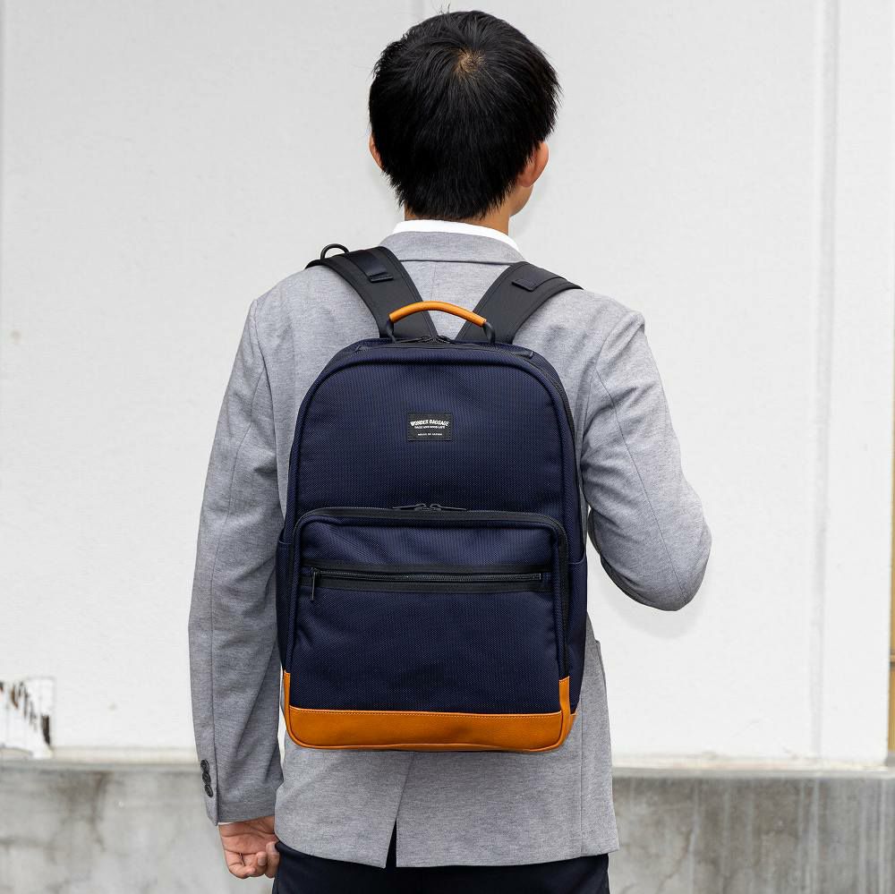 ワンダーバゲージリュックDAYPACKNEOA4WONDERBAGGAGEGOODMANSメンズレディースビジネスリュックビジネスバッググッドマンズカジュアルビジネス人気評判日本製WB-G-032