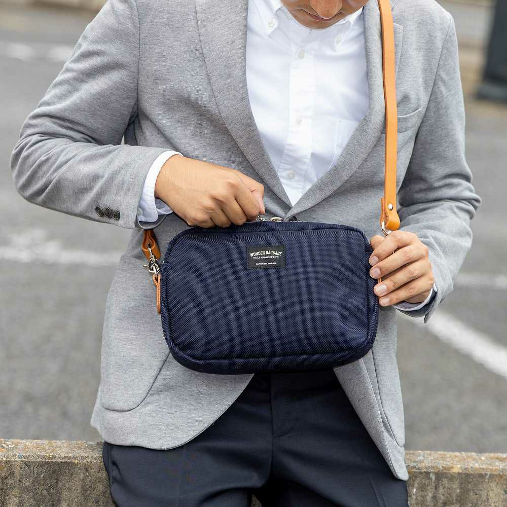 ワンダーバゲージショルダーバッグSHOULDERSWONDERBAGGAGEGOODMANSメンズレディースグッドマンズカジュアルビジネス人気おしゃれ日本製小さめコンパクトWB-G-006