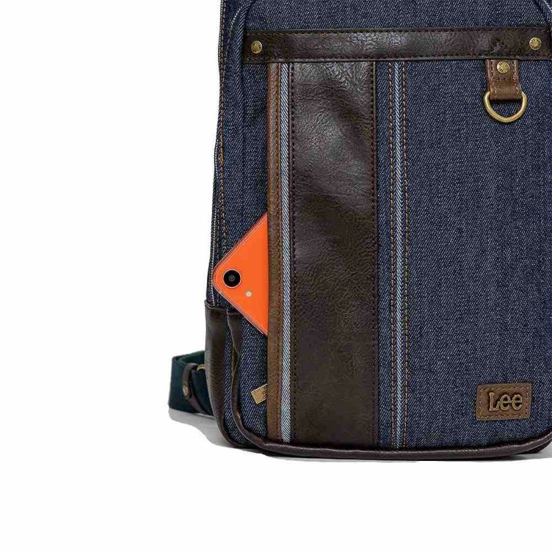 Leeリーボディバッグリュック2WAYメンズレディースブランドワンショルダーショルダーバッグリュックサックボディバックバッグ人気かっこいいシンプルおしゃれ2WAY320-3262