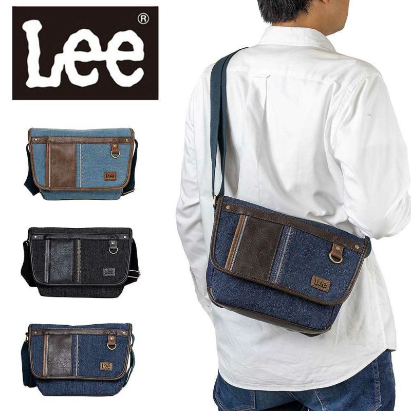 Leeリーショルダーバッグメンズレディースブランドバッグショルダーバック斜め掛けバッグ斜めがけバッグ肩掛けカバン人気シンプル小さめコンパクト大人おしゃれ320-3265