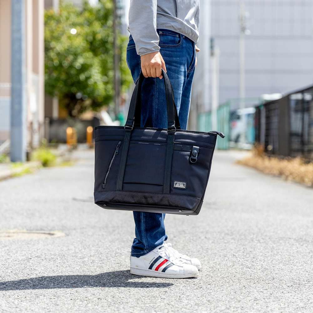 AVIREXアビレックストートバッグメンズレディース肩掛けカバントートバッグトートミリタリー黒迷彩アヴィレックスAX2054