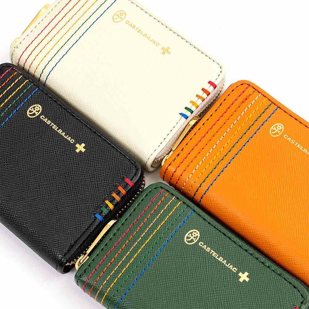 カステルバジャック小銭入れミニ財布財布CASTELBAJACシェストメンズレディースラウンドファスナーミニコンパクトコインケースブランド小さい小さめ本革27601