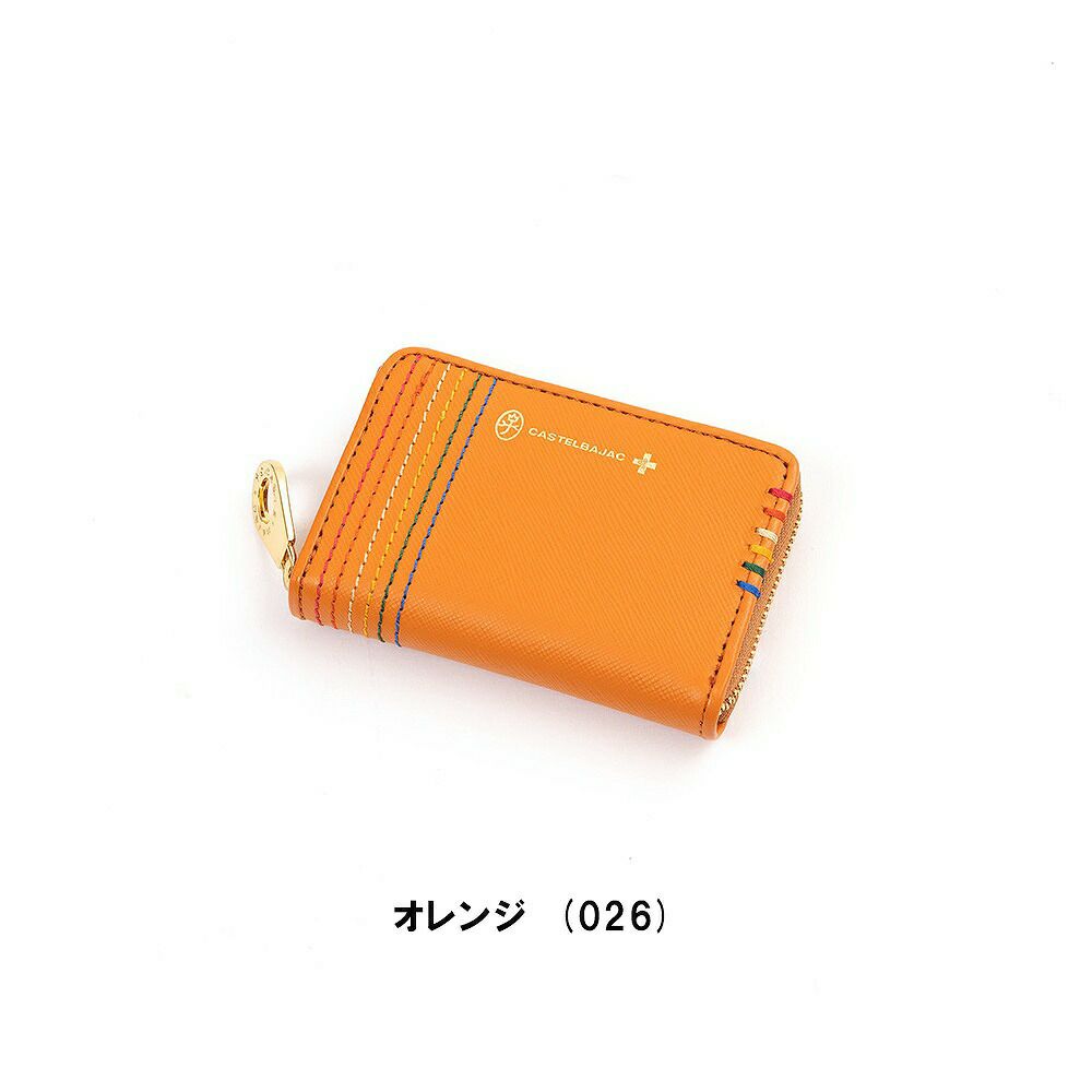 カステルバジャック小銭入れミニ財布財布CASTELBAJACシェストメンズレディースラウンドファスナーミニコンパクトコインケースブランド小さい小さめ本革27601