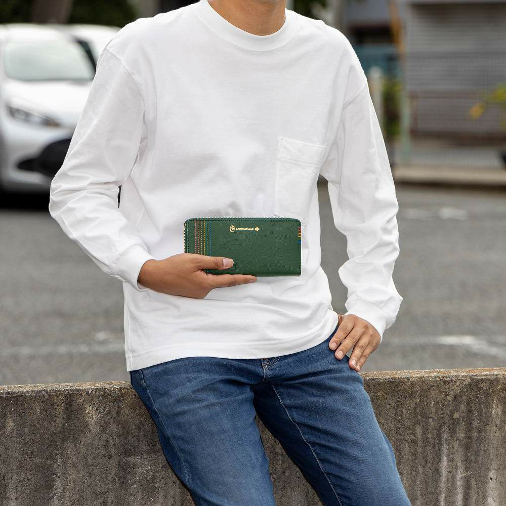 カステルバジャック財布長財布ラウンドファスナーシェストメンズレディースCASTELBAJAC本革革レザーファスナー付きファスナー小銭入れ付き大容量男性ギフトプレゼント人気ブランド27605