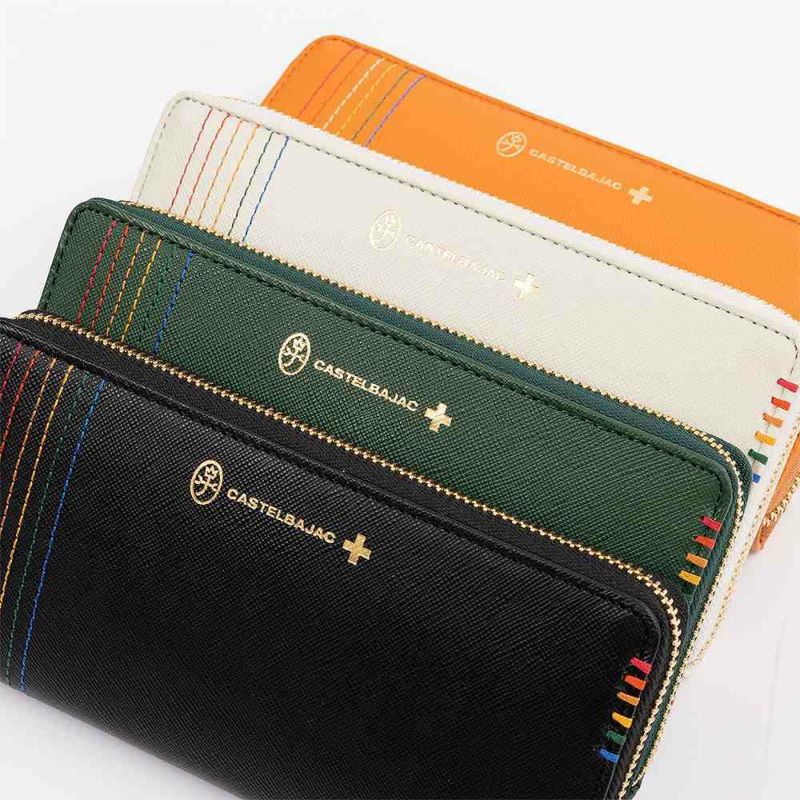 カステルバジャック財布長財布ラウンドファスナーシェストメンズレディースCASTELBAJAC本革革レザーファスナー付きファスナー小銭入れ付き大容量男性ギフトプレゼント人気ブランド27605