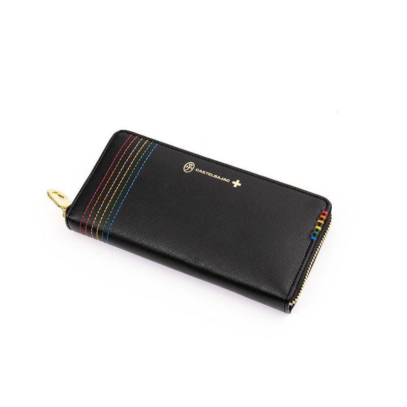 カステルバジャック財布長財布ラウンドファスナーシェストメンズレディースCASTELBAJAC本革革レザーファスナー付きファスナー小銭入れ付き大容量男性ギフトプレゼント人気ブランド27605