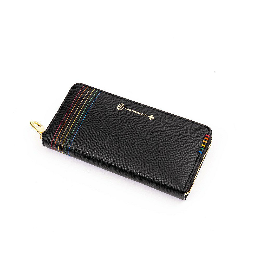 カステルバジャック財布長財布ラウンドファスナーシェストメンズレディースCASTELBAJAC本革革レザーファスナー付きファスナー小銭入れ付き大容量男性ギフトプレゼント人気ブランド27605