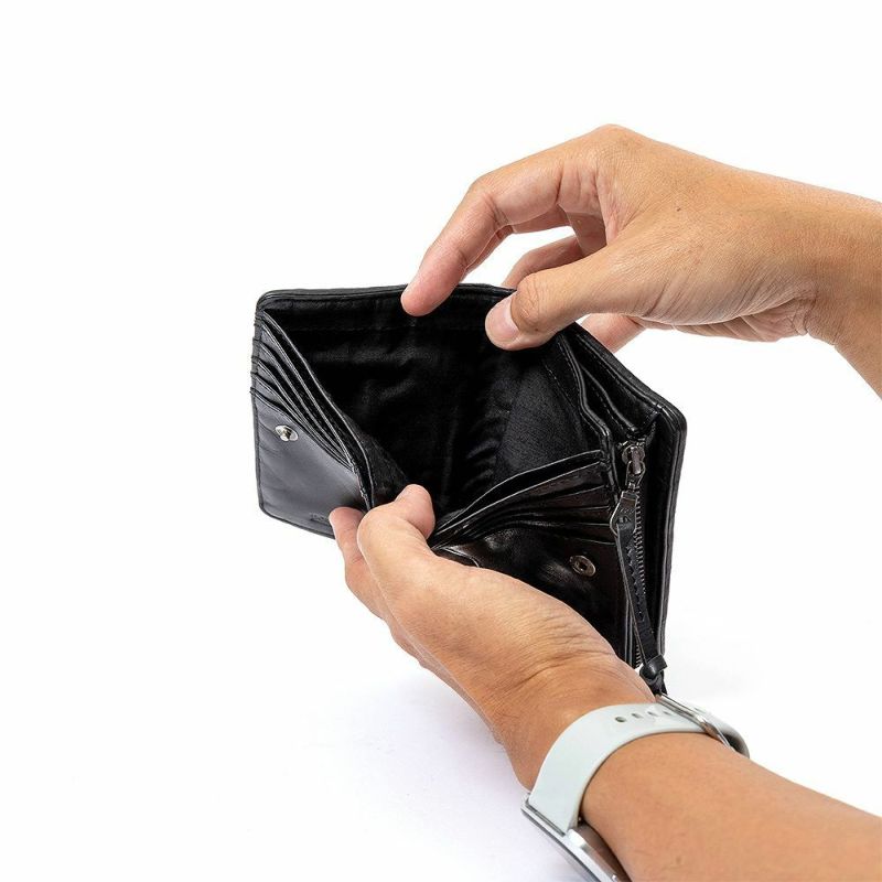 DOUBLESミドルウォレット財布二つ折り本革革ダブルスメンズレディース縦型二つ折り財布ブランド2つ折り財布縦型彼氏男性ギフトプレゼント人気カジュアルWLO-7641