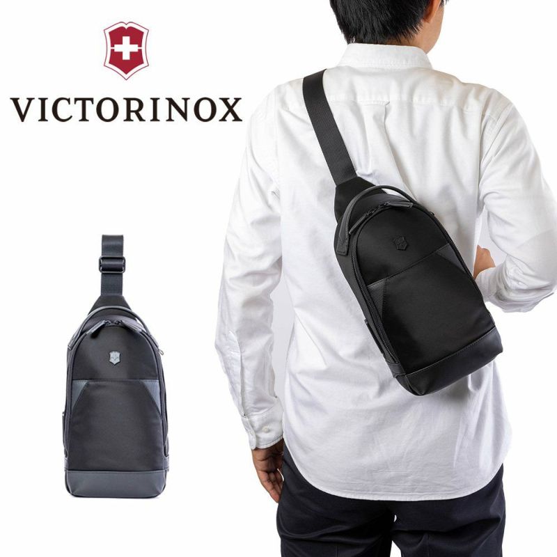 ビクトリノックスボディバッグVICTORINOXA413Lアロックスネロスリングバッグショルダーバッグビジネスバッグメンズレディースブランド611805