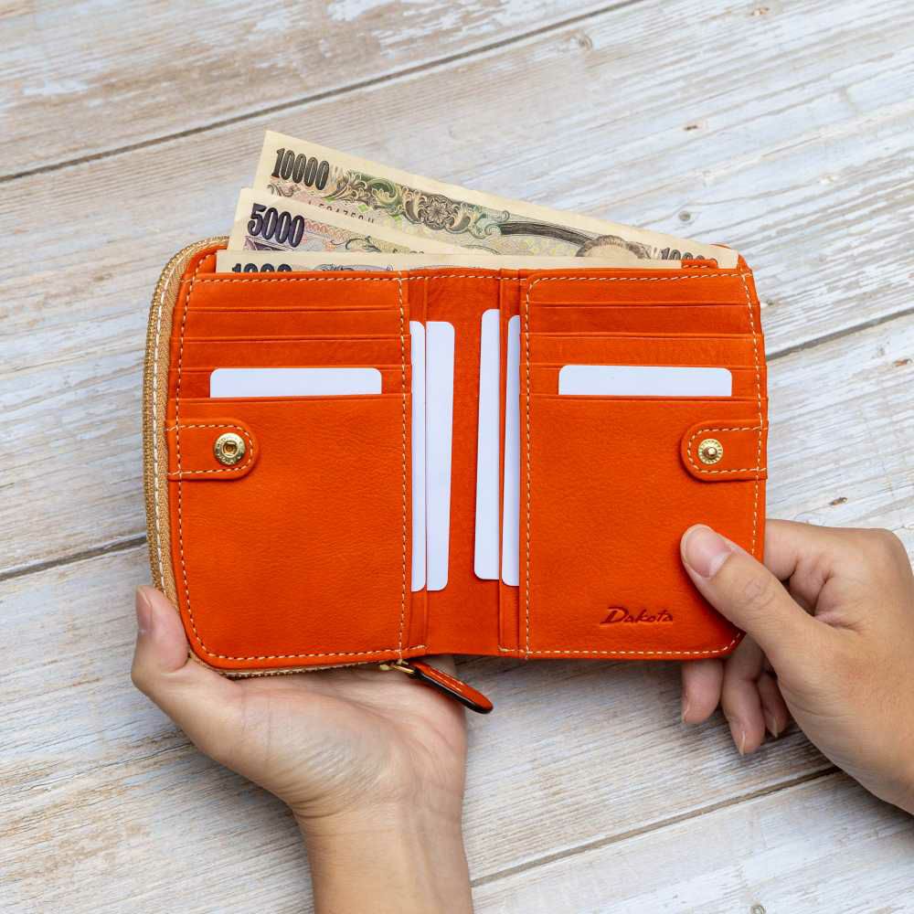 ダコタDakota財布二つ折りイデーアレディース二つ折り財布小銭入れファスナー本革革レザー2つ折り2つ折り財布ブランドおしゃれかわいいコンパクト評判人気30180
