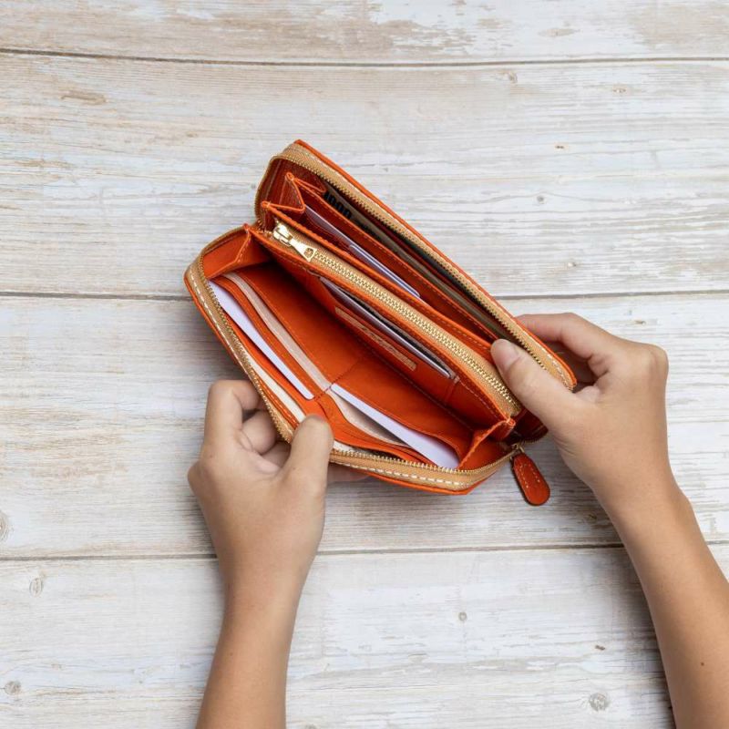 ダコタDakota長財布財布レディースイデーアラウンドファスナーファスナーレディース財布レディース長財布本革革レザー大容量ブランドおしゃれ薄い30代40代50代大人使いやすい30182