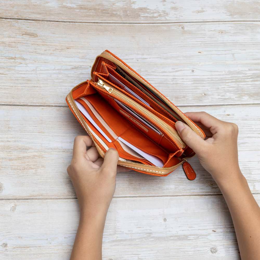 ダコタDakota長財布財布レディースイデーアラウンドファスナーファスナーレディース財布レディース長財布本革革レザー大容量ブランドおしゃれ薄い30代40代50代大人使いやすい30182