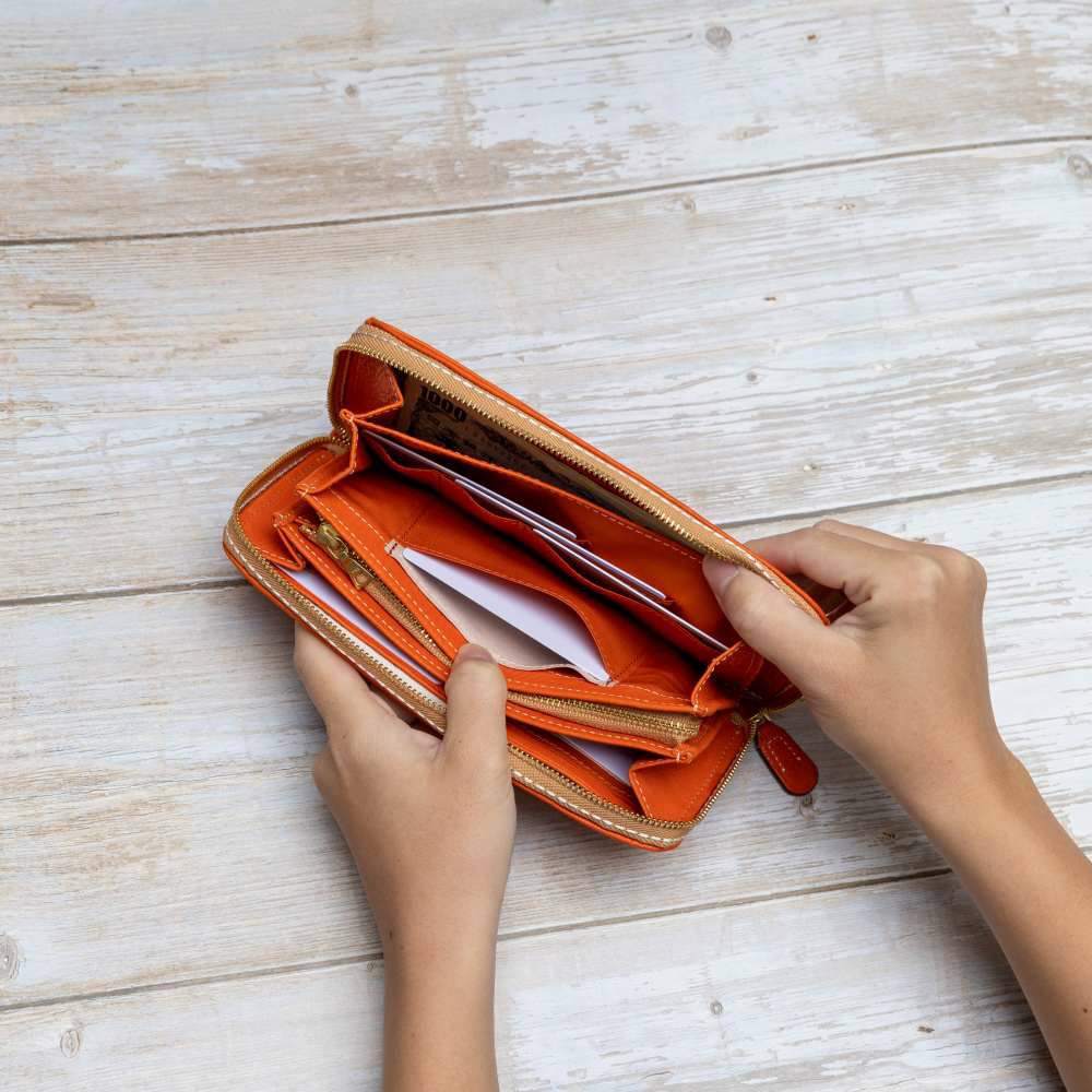 ダコタDakota長財布財布レディースイデーアラウンドファスナーファスナーレディース財布レディース長財布本革革レザー大容量ブランドおしゃれ薄い30代40代50代大人使いやすい30182