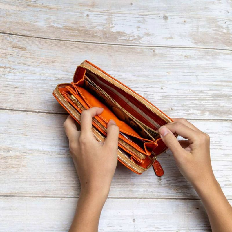 ダコタDakota長財布財布レディースイデーアラウンドファスナーファスナーレディース財布レディース長財布本革革レザー大容量ブランドおしゃれ薄い30代40代50代大人使いやすい30182