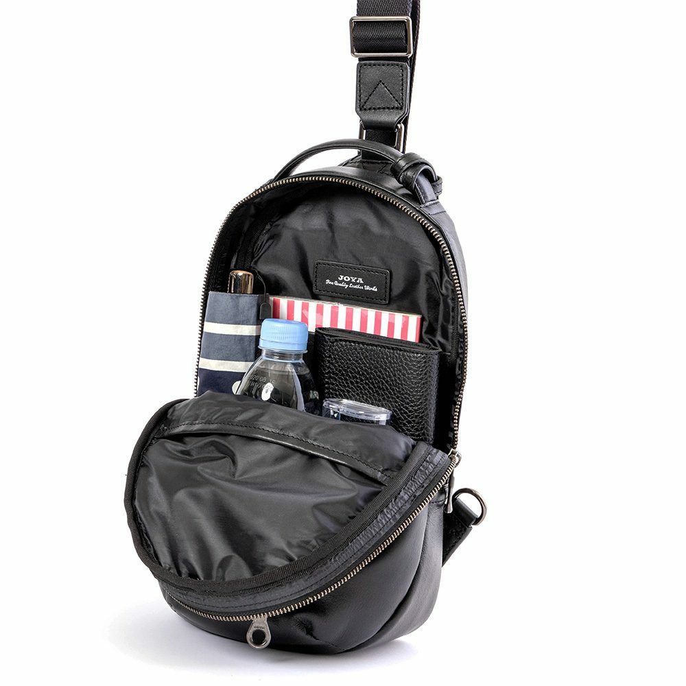 JOYAボディバッグ本革防水メンズ大きめジョヤ本革ボディバッグワンショルダーバック斜め掛けバッグ防水バッグ革レザー本革バック大人休日ブランド40代50代60代J4843