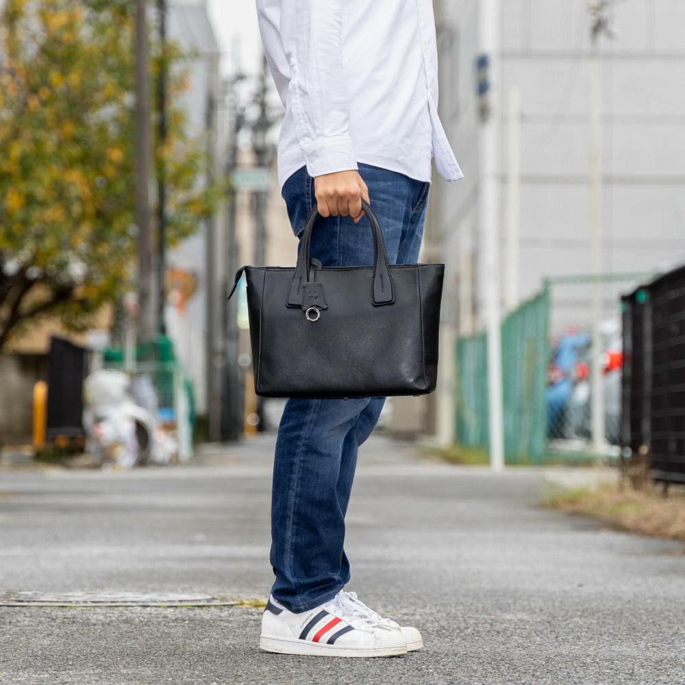 P.I.Dトートバッグミニ本革メンズピーアイディー撥水エクリールミニトートバッグドライビングトート通勤通学ビジネスレザー革ブランドカジュアルPIDピー・アイ・ディーPAZ106