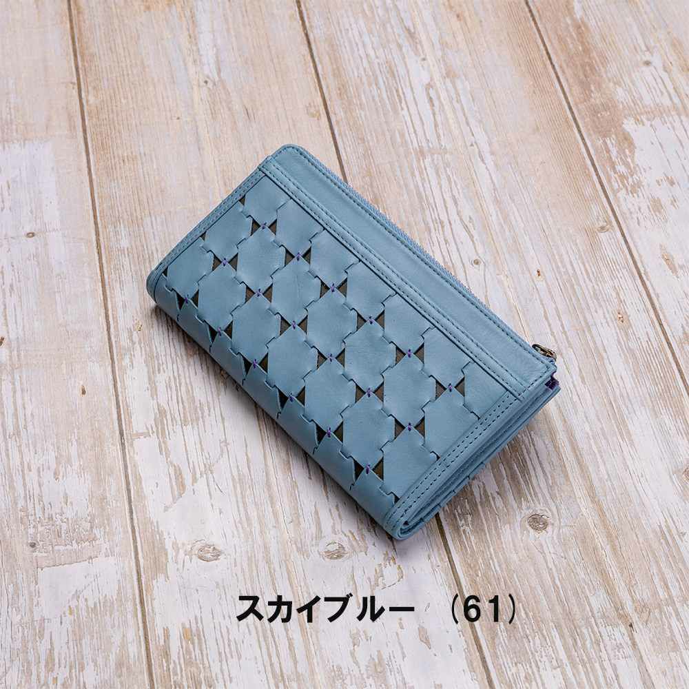 シビラ財布sybilla長財布大容量カード40枚収納可能ラウンドファスナー型ムーチョレディースブランド大容量本革カードがたくさん入る5470424