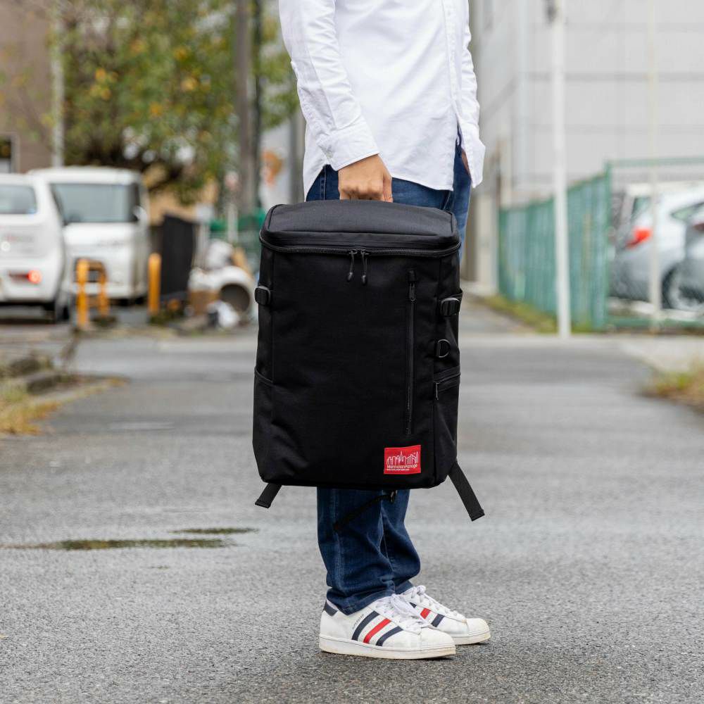 マンハッタンポーテージリュックManhattanPortageメンズレディースボックス型通学リュックスクールリュック通学大学生高校生バックパックかっこいいおしゃれ大容量人気NavyYardBackpackMP2231