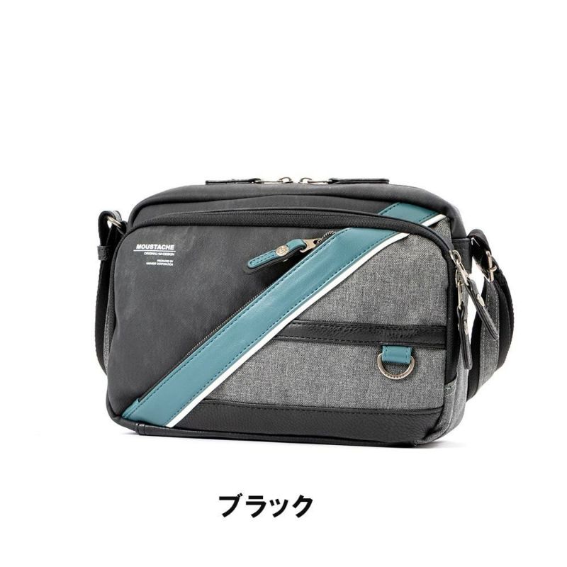 MOUSTACHEショルダーバッグムスタッシュメンズレディースショルダーショルダーバック斜めがけ斜め掛けバッグバックおしゃれかっこいいカジュアル人気通学軽量ブランド大人30代40代50代JBJ0390