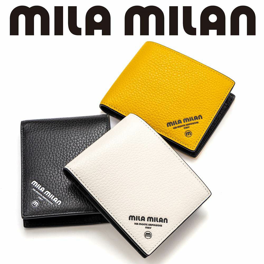 ミラ・ミラン財布二つ折りメンズレディース二つ折り財布ブランド人気おすすめmilamilanミラミラン253624