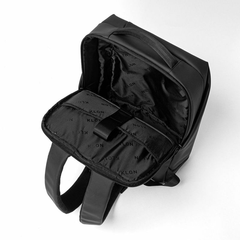 KLONリュッククローンメンズレディースMATTECOATEDRUCKSACK-BOD16Lバックパックリュックサック通学通勤撥水おしゃれブラック黒モノトーン