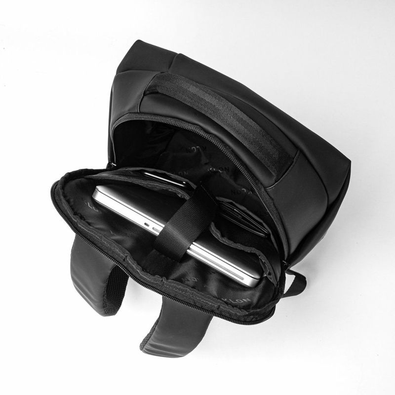 KLONリュッククローンメンズレディースMATTECOATEDRUCKSACK-BOD16Lバックパックリュックサック通学通勤撥水おしゃれブラック黒モノトーン
